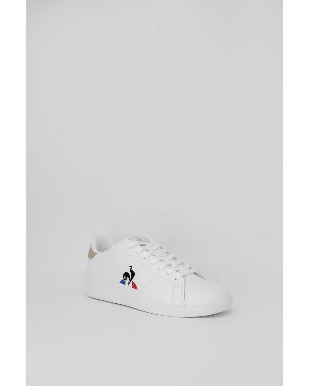 Le Coq Sportif Leather Lace-up Sneakers with Rubb… - image 2