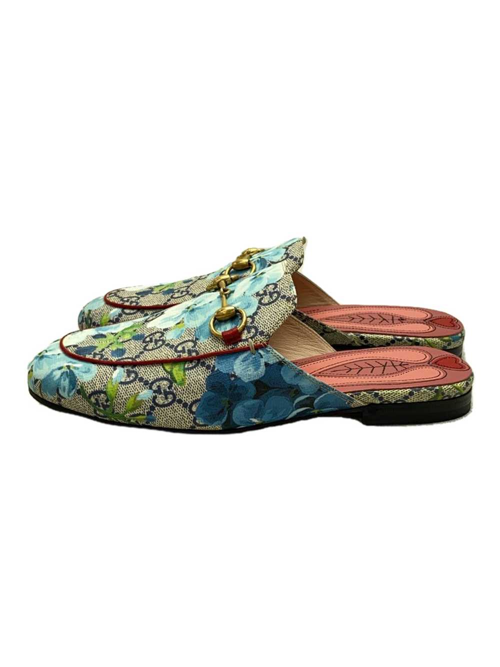 Gucci Gg Blooms Princetown Sandals/35/Blu/432772 … - image 1