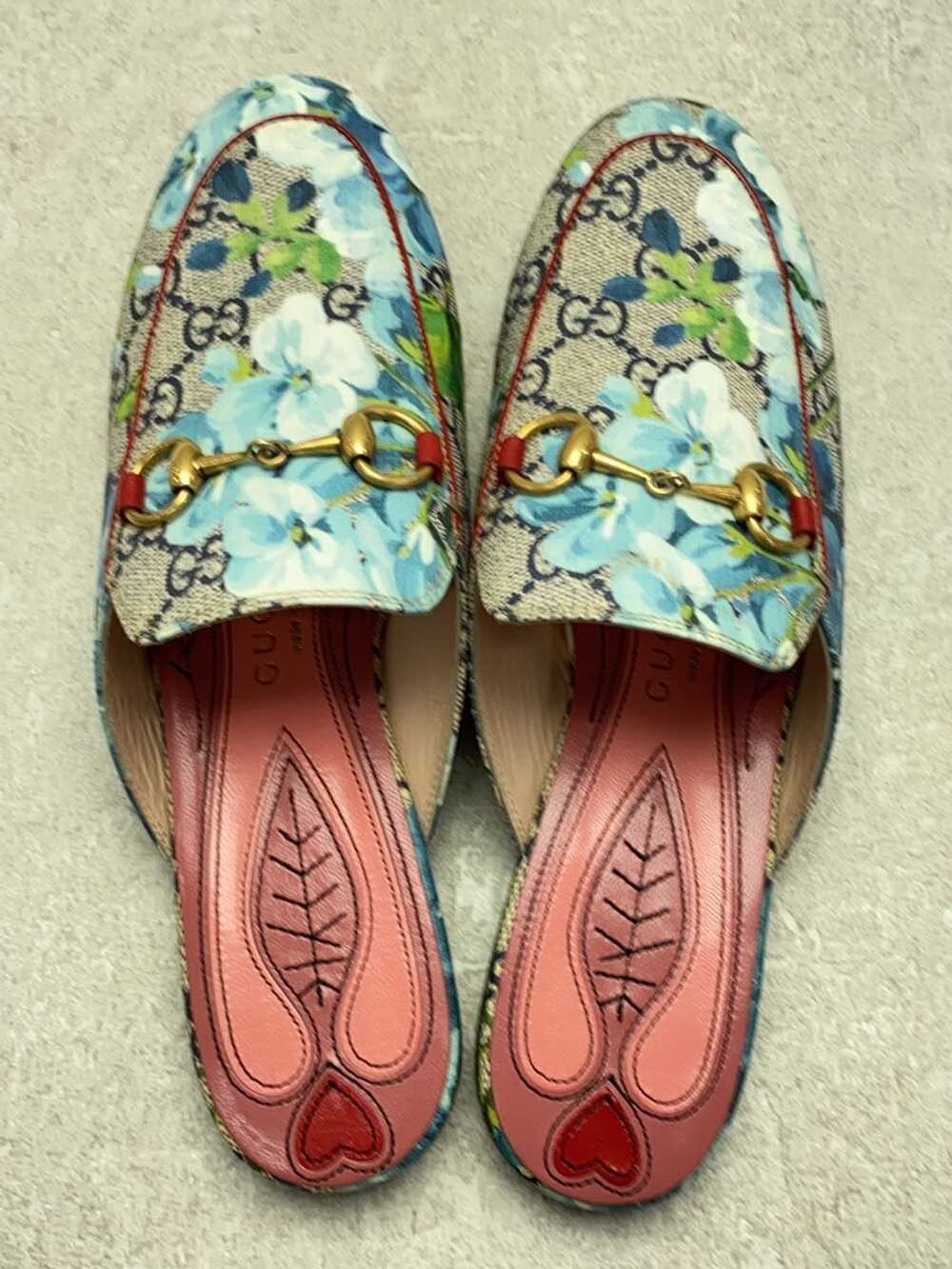 Gucci Gg Blooms Princetown Sandals/35/Blu/432772 … - image 3