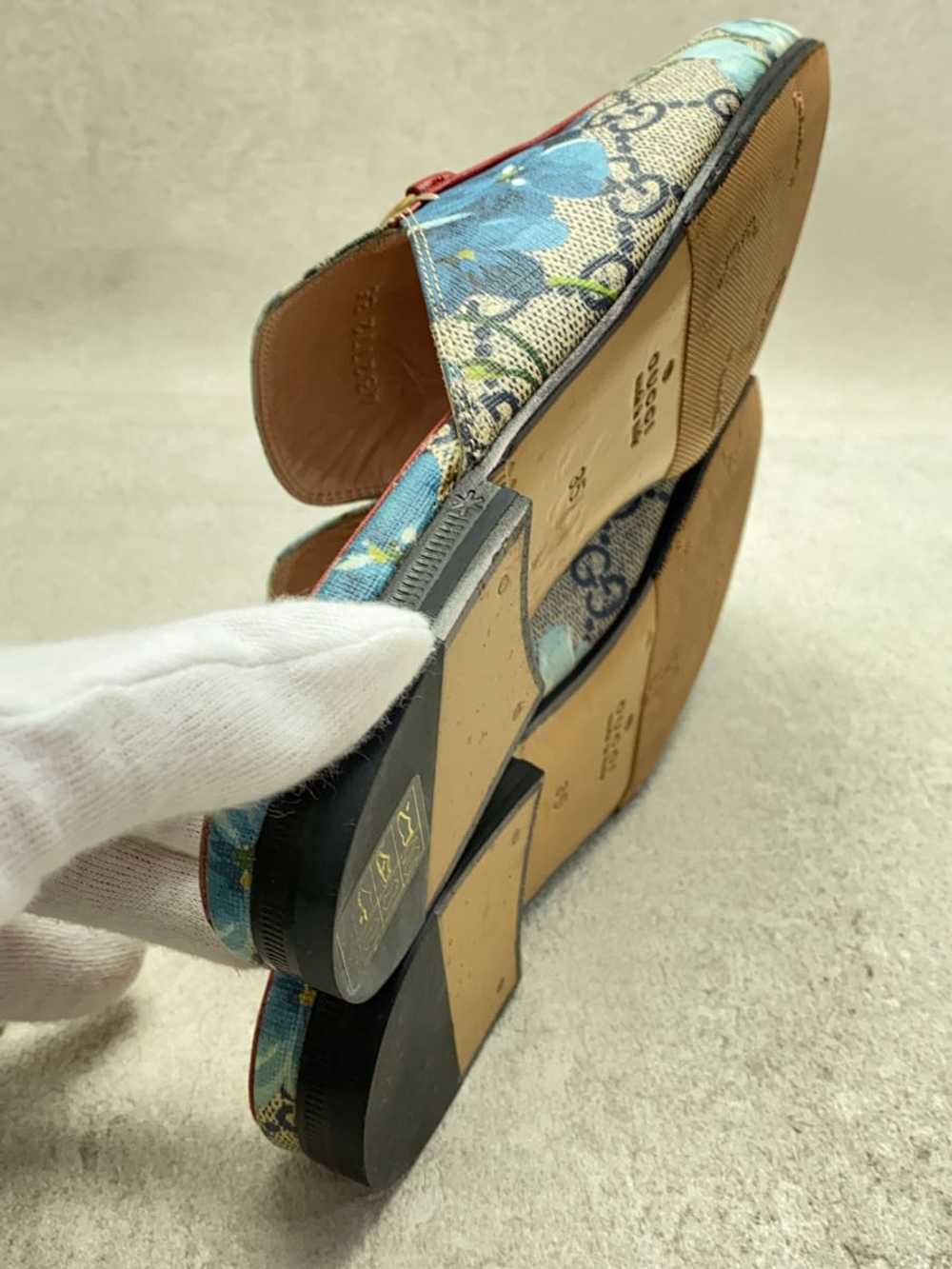 Gucci Gg Blooms Princetown Sandals/35/Blu/432772 … - image 4