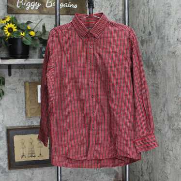 Club Room NEW Club Room Fit Dress Shirt Red Navy G