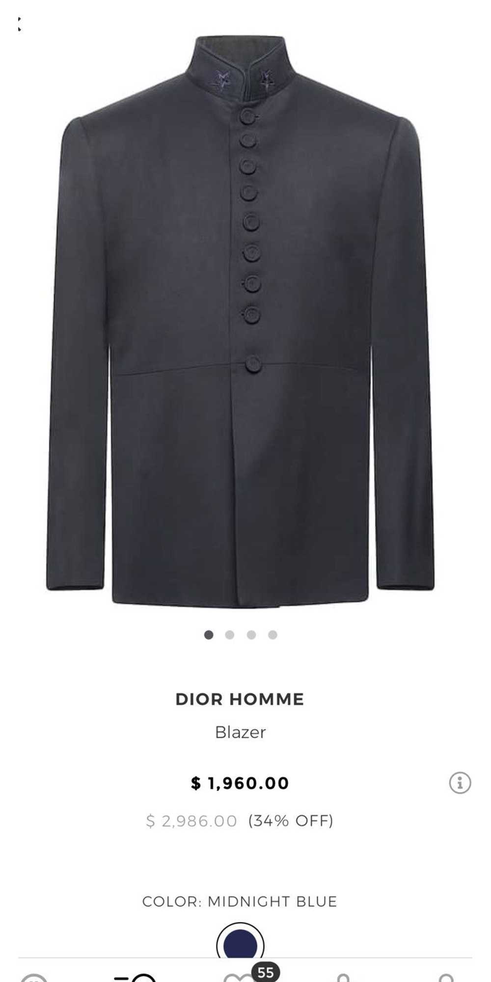 Dior Dior officer tuxedo suit 54/44. $4000 - image 1