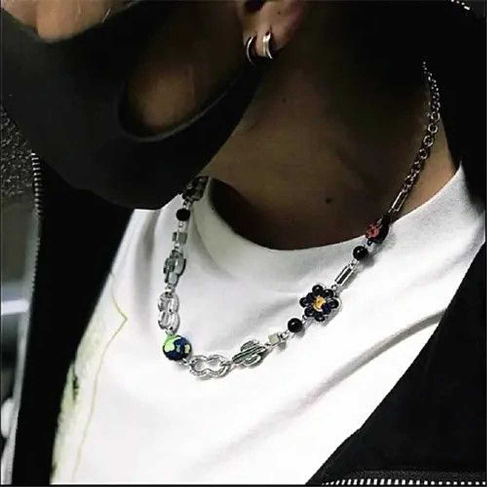 Chain × Jewelry × Streetwear Charm Necklace Cactu… - image 3