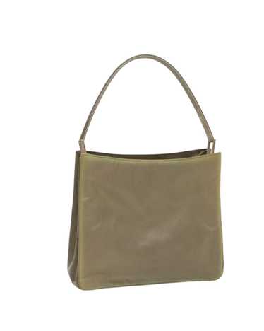 Prada Stylish Khaki Nylon Shoulder Bag - image 1