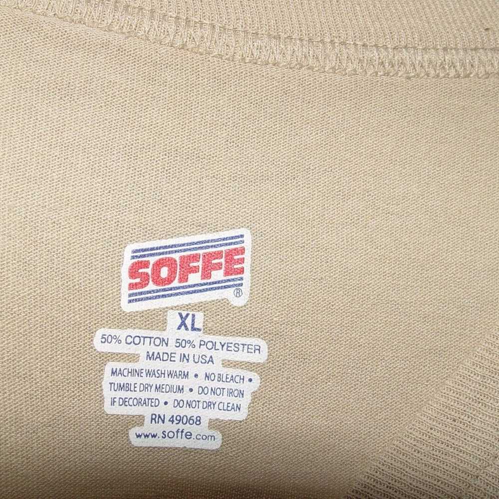 Swamp Fox 1963 Tan T-Shirt Tee XL Made in USA Sof… - image 3