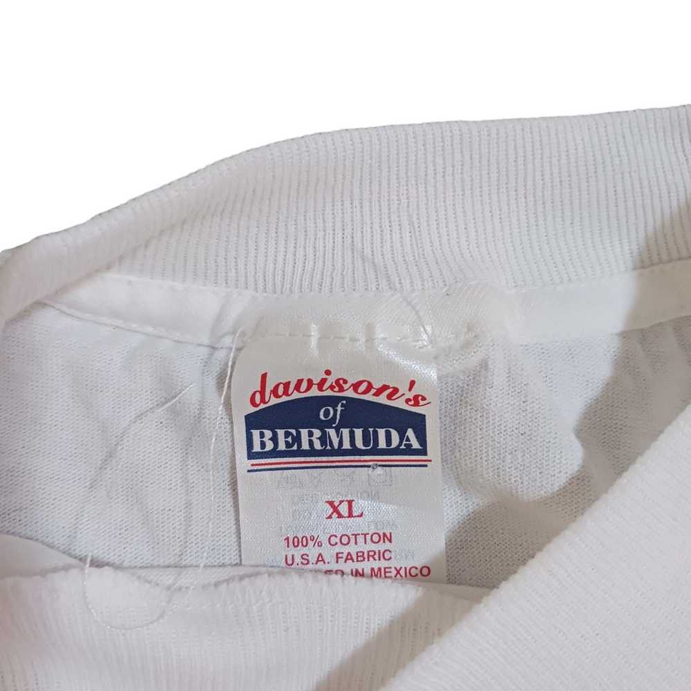 Bermuda Tuesday Shirt White XL Cotton Unisex - image 2