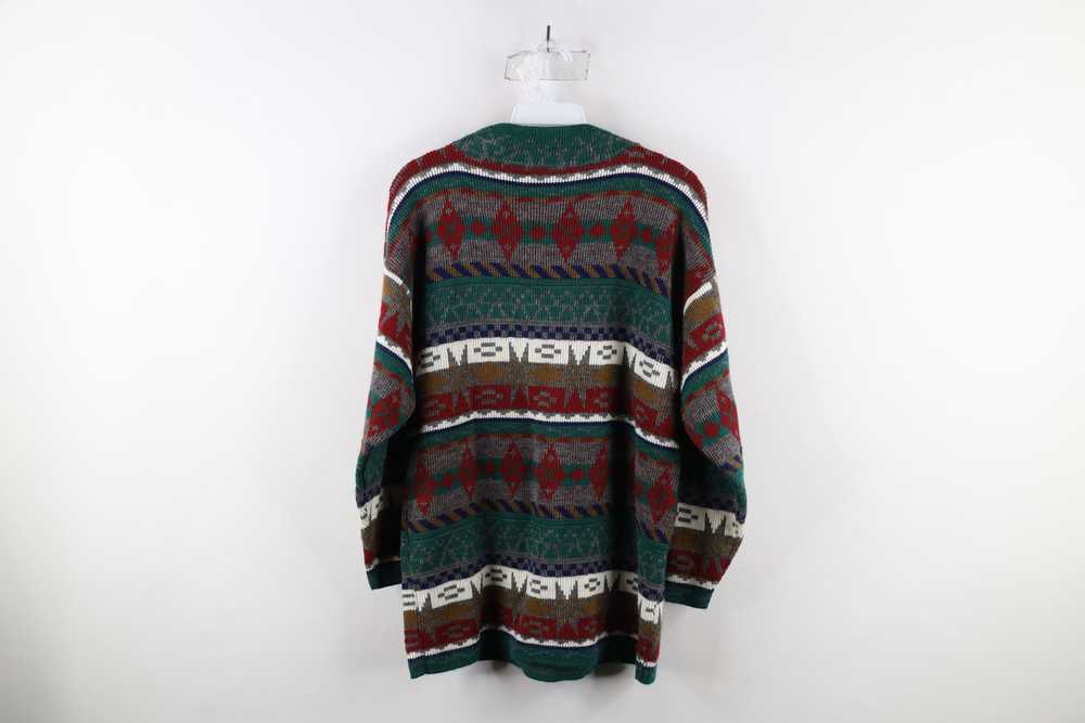 Vintage Vintage 90s Coogi Style Rainbow Fiesta Kn… - image 7