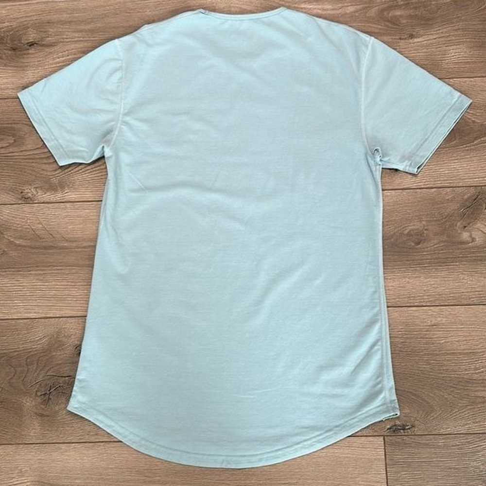 BYLT Drop Cut Lux Blue Short Sleeve Tee Shirt Siz… - image 2