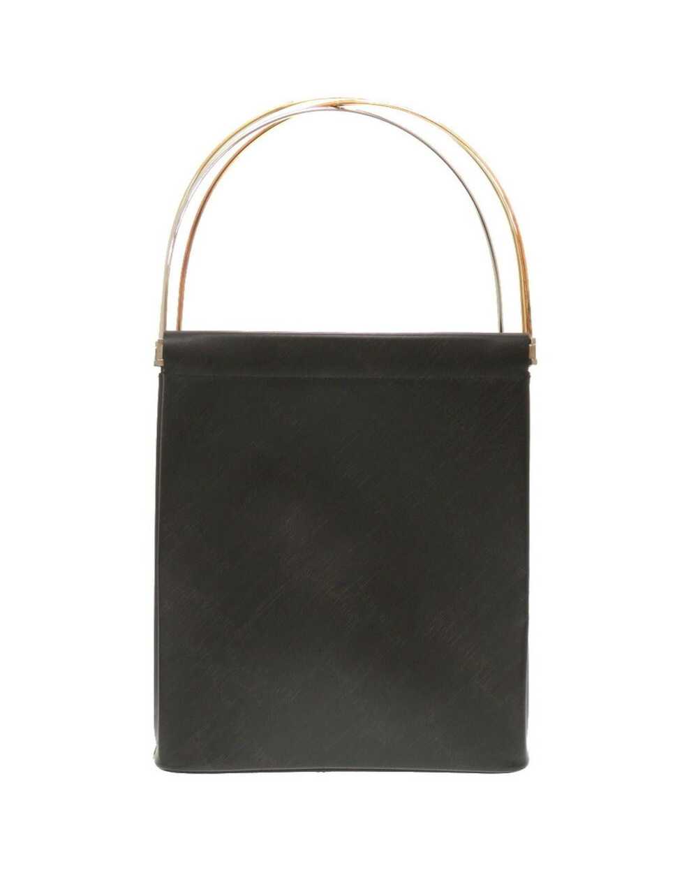 Cartier Exquisite Black Leather Trinity Handbag w… - image 1