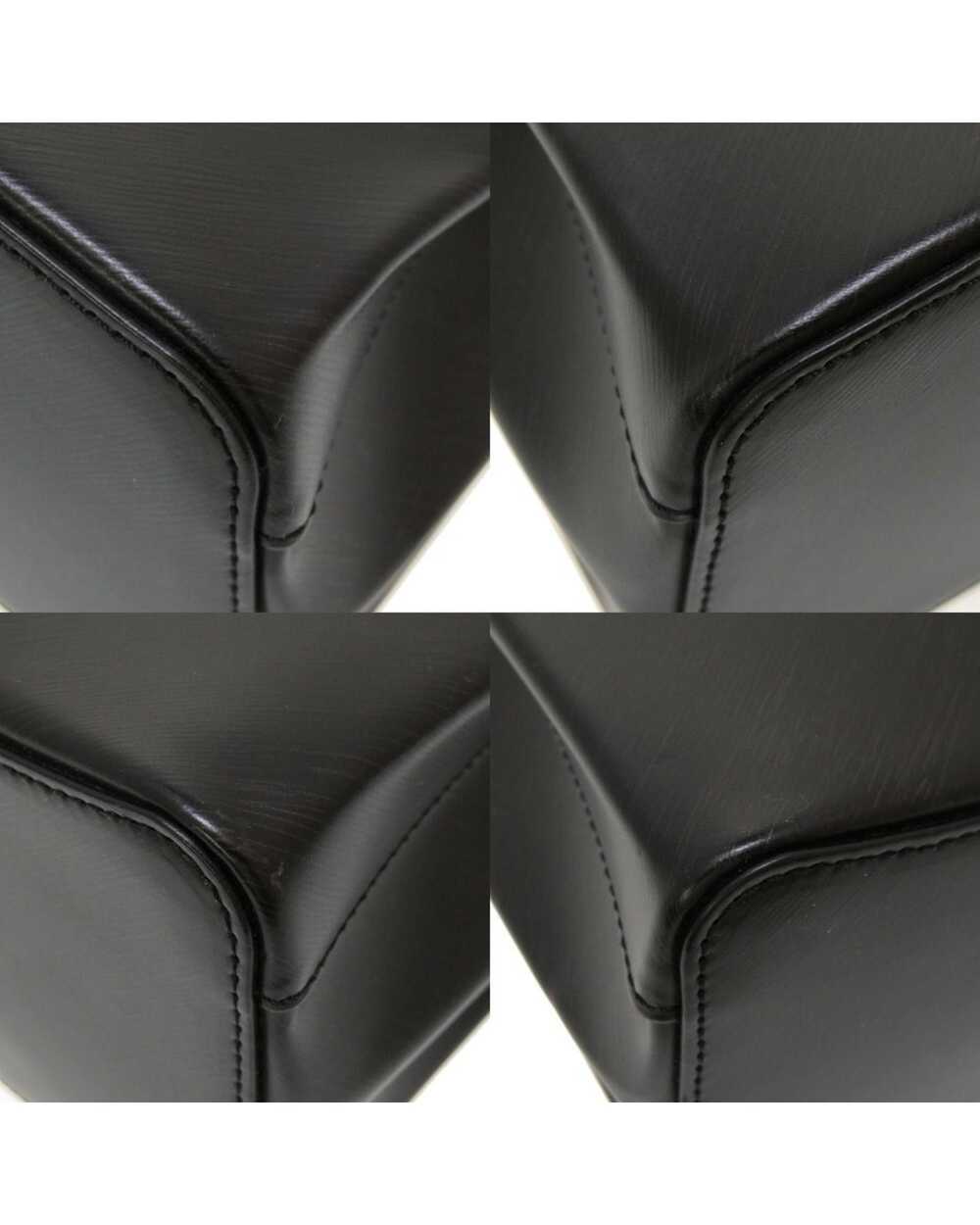 Cartier Exquisite Black Leather Trinity Handbag w… - image 8