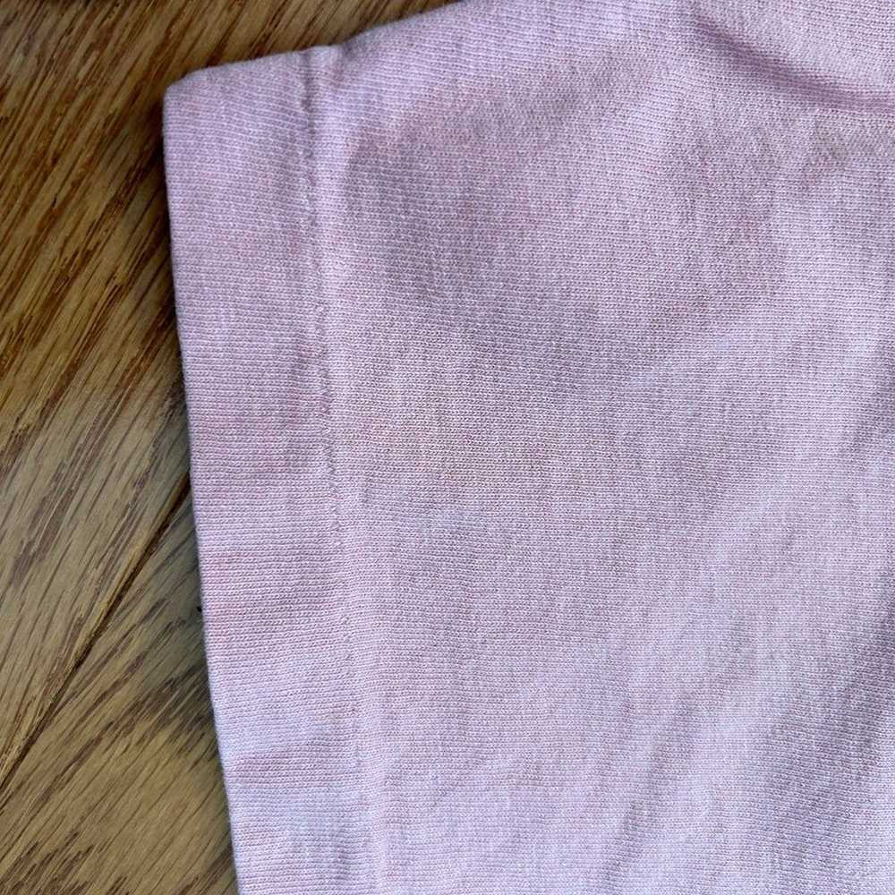 Vintage single stitch puerto rico pink t shirt - image 4
