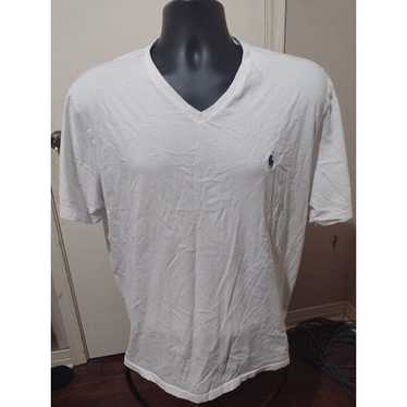 Polo Ralph Lauren Shirt Men's XL White Short Sleev