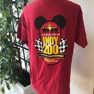 Indy 200 T- Shirt M USA Disney Mickey Graphic Tee 