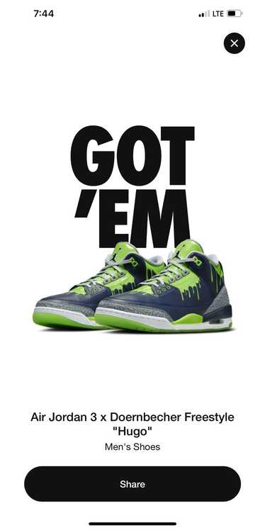 Jordan Brand × Nike Air Jordan 3 doernbecher frees