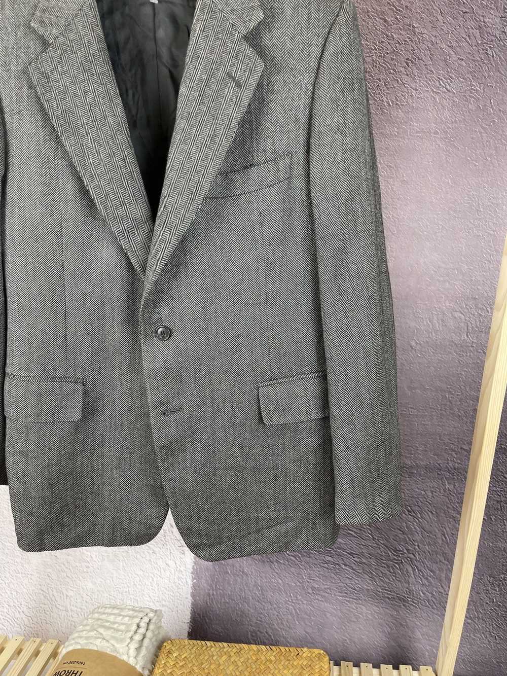Cashmere & Wool × Corneliani Corneliani herringbo… - image 4