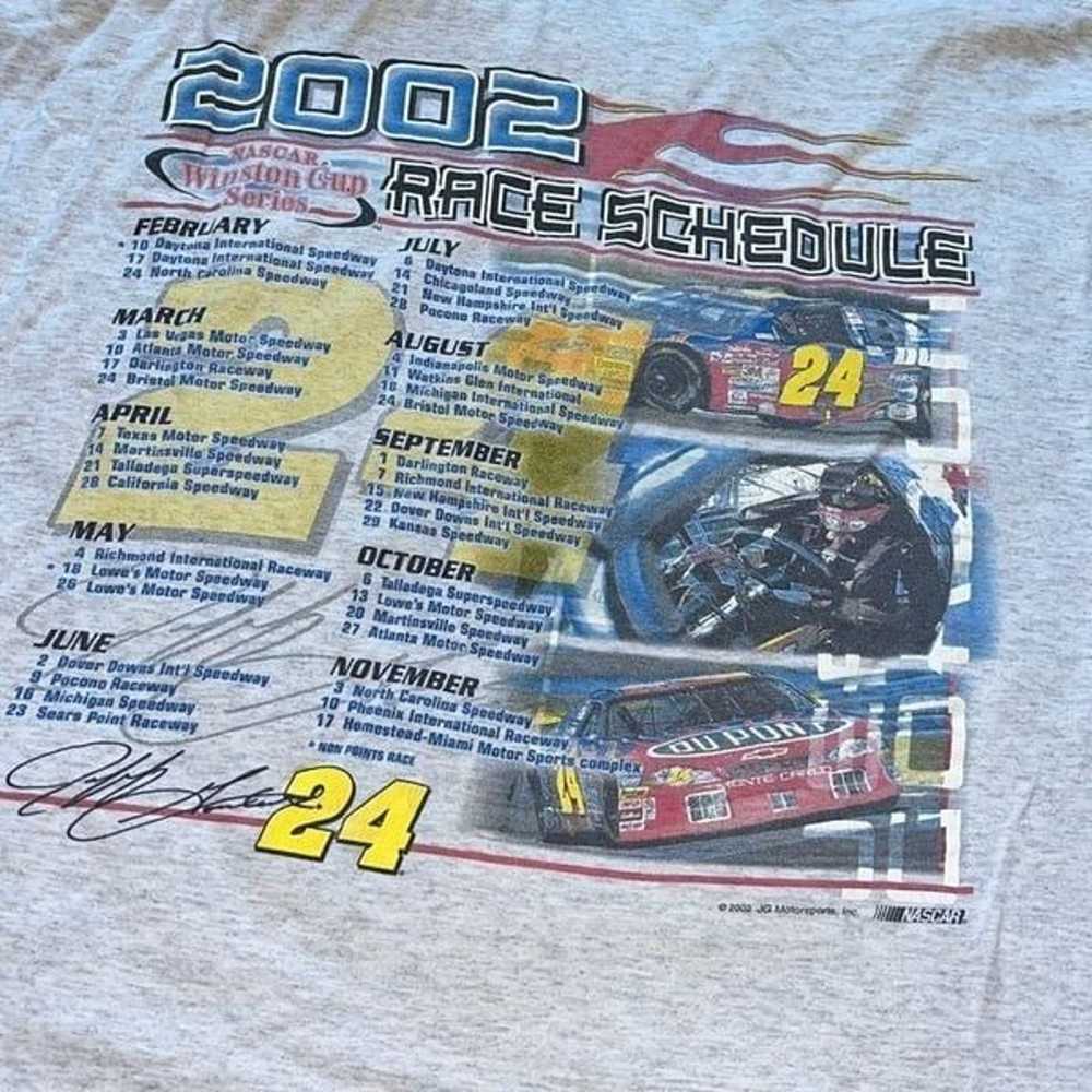 Vintage NASCAR Jeff Gordon’ 2002 T-shirt 3XL - image 9