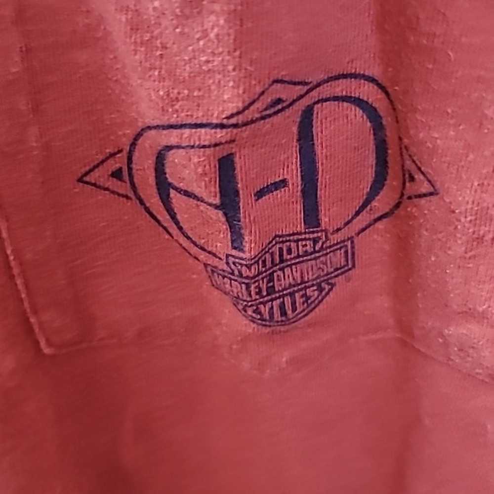 Harley davidson St Joe Mo logo tee shirt men's xl - image 4