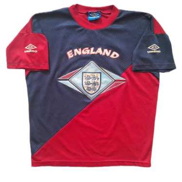 Soccer Jersey × Umbro × Vintage England Vintage S… - image 1