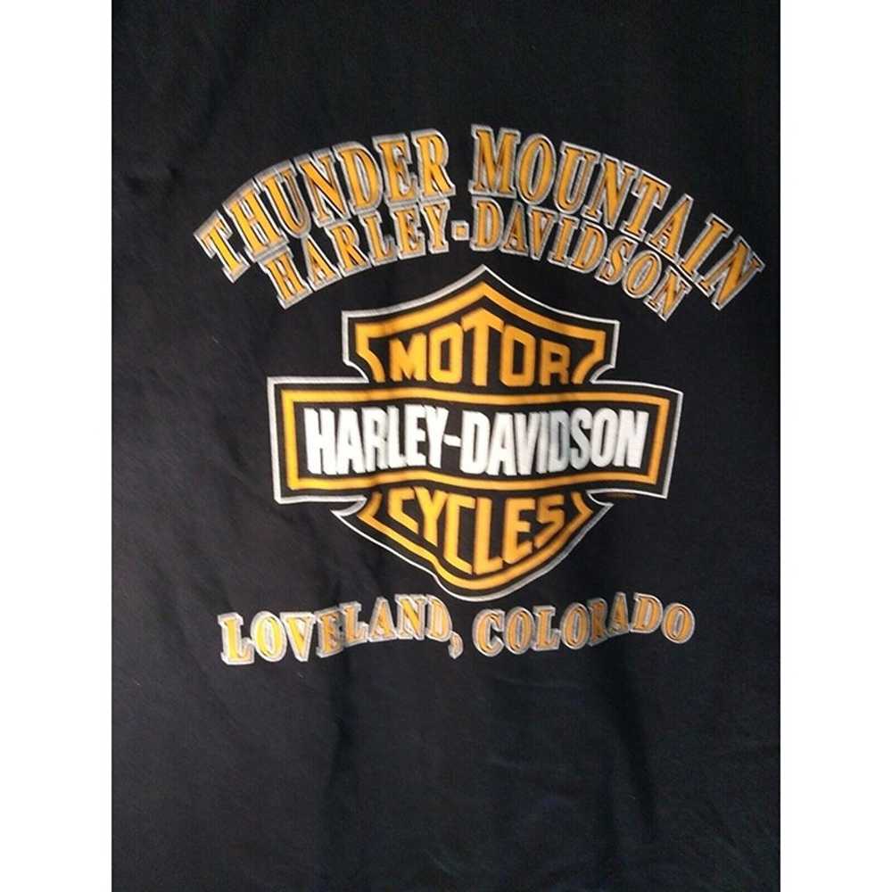 Harley Davidson Men's L T-Shirt Thunder in the Ro… - image 4