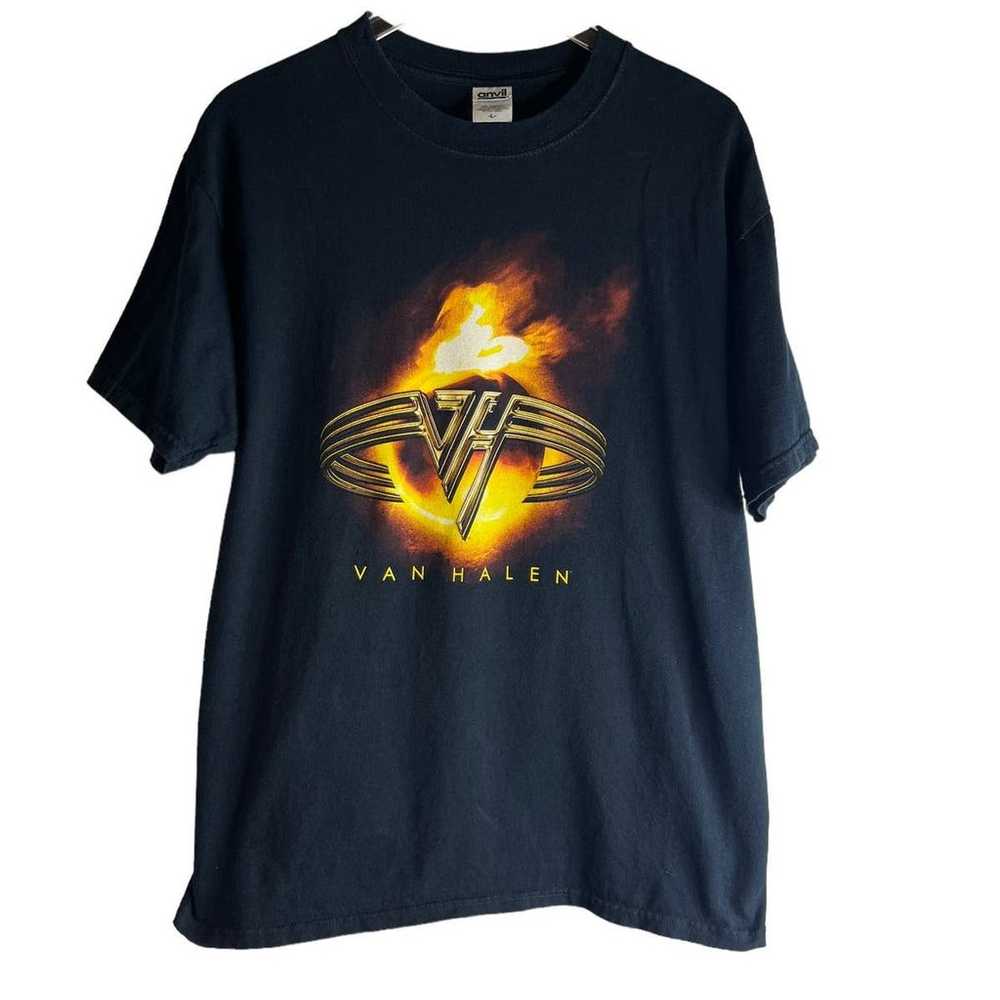 Vintage Anvil Van Halen Tour Band T-Shirt Size Un… - image 1
