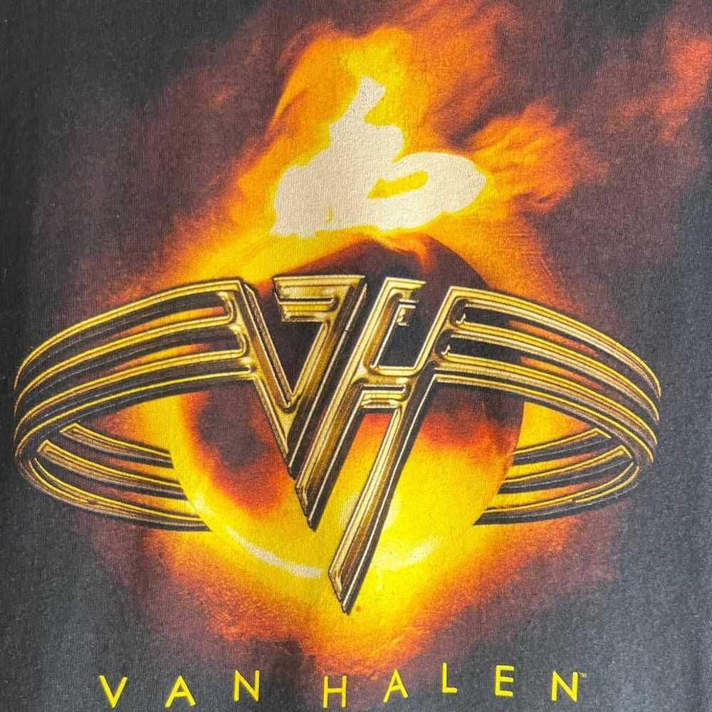 Vintage Anvil Van Halen Tour Band T-Shirt Size Un… - image 4