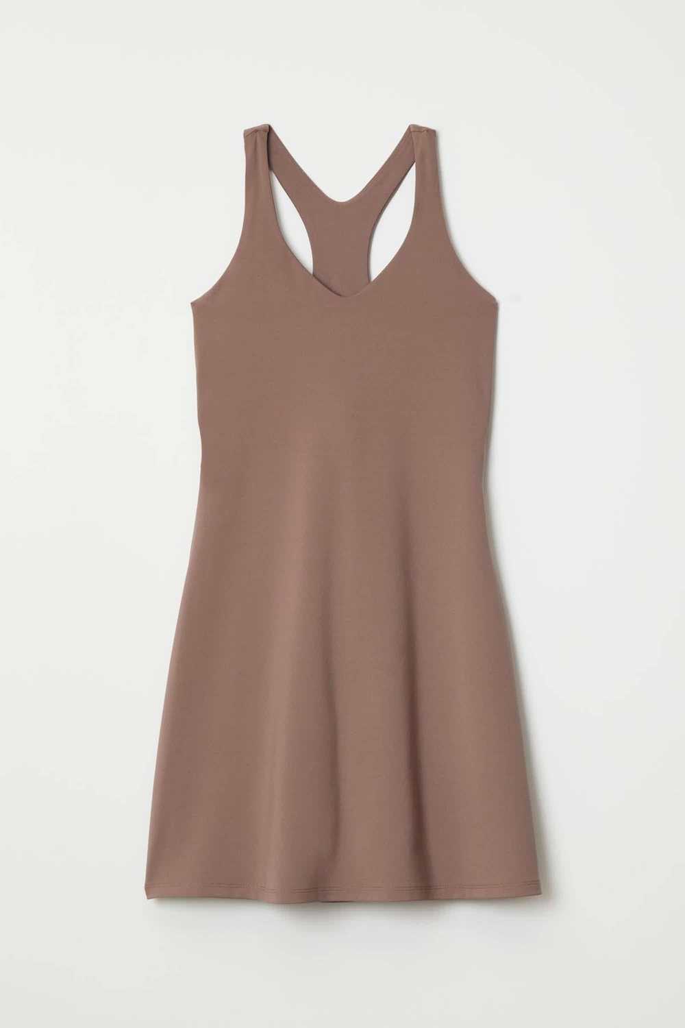 Girlfriend Collective Fog Lola V-Neck Dress - image 2