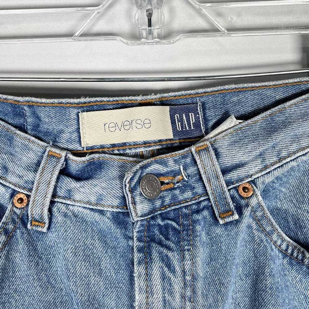 Gap GAP Vintage High Rise Mom Jeans Reverse Fit S… - image 5