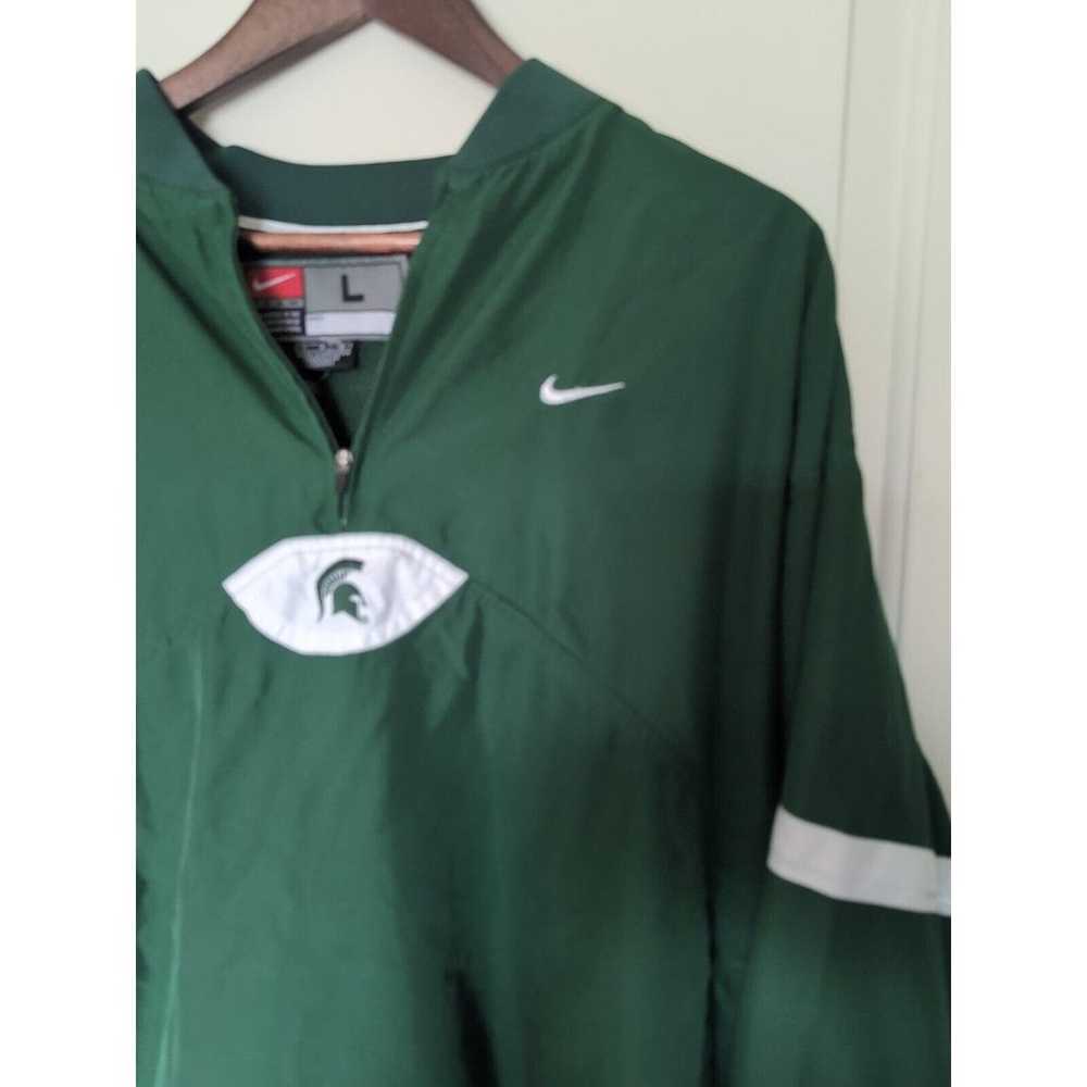 Michigan State Spartans Mens L Green Nike Swoosh … - image 2