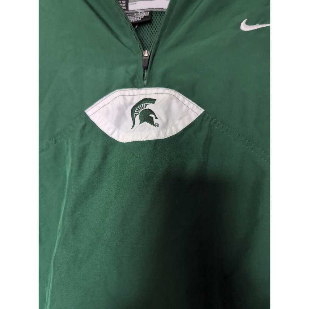 Michigan State Spartans Mens L Green Nike Swoosh … - image 3