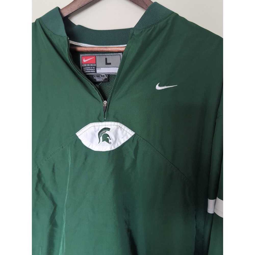 Michigan State Spartans Mens L Green Nike Swoosh … - image 8