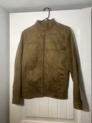 Vintage R Rosso Black & Gold Suede Jacket
