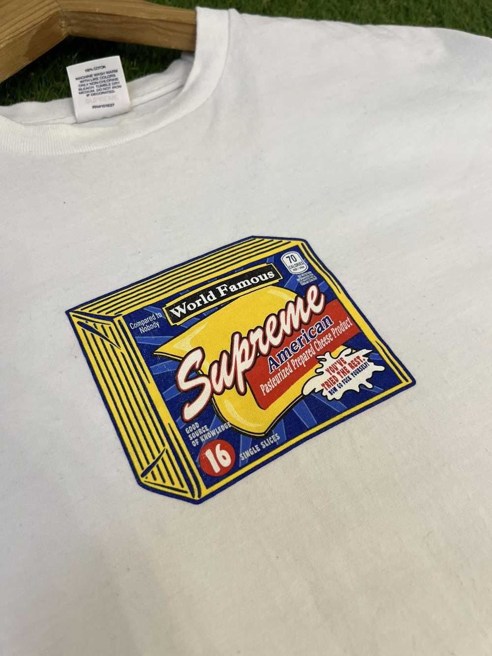 Streetwear × Supreme Supreme American Cheese Tee … - image 3