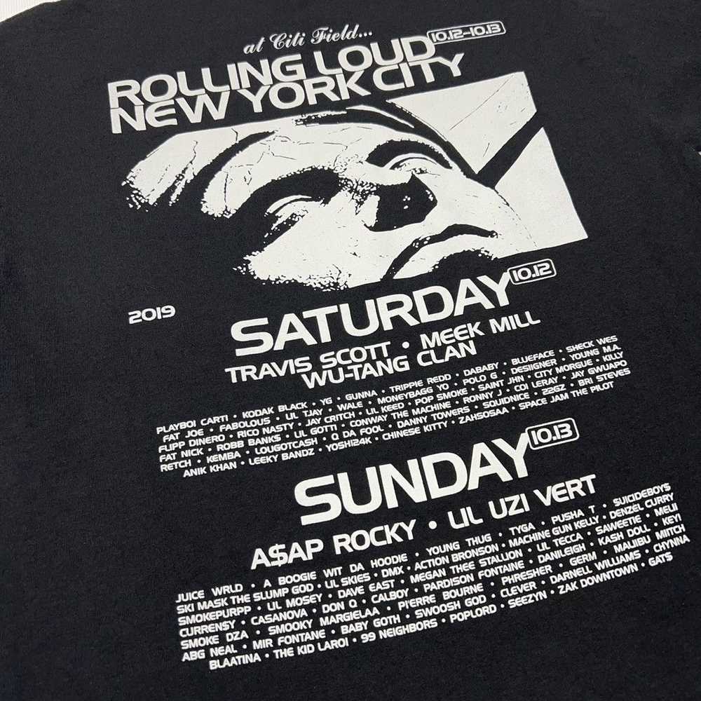 Rolling Loud Rolling Loud Tee Shirt Black NYC 201… - image 12