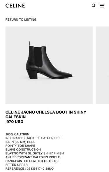 Celine × Hedi Slimane Celine Jacno Chelsea 41 worn