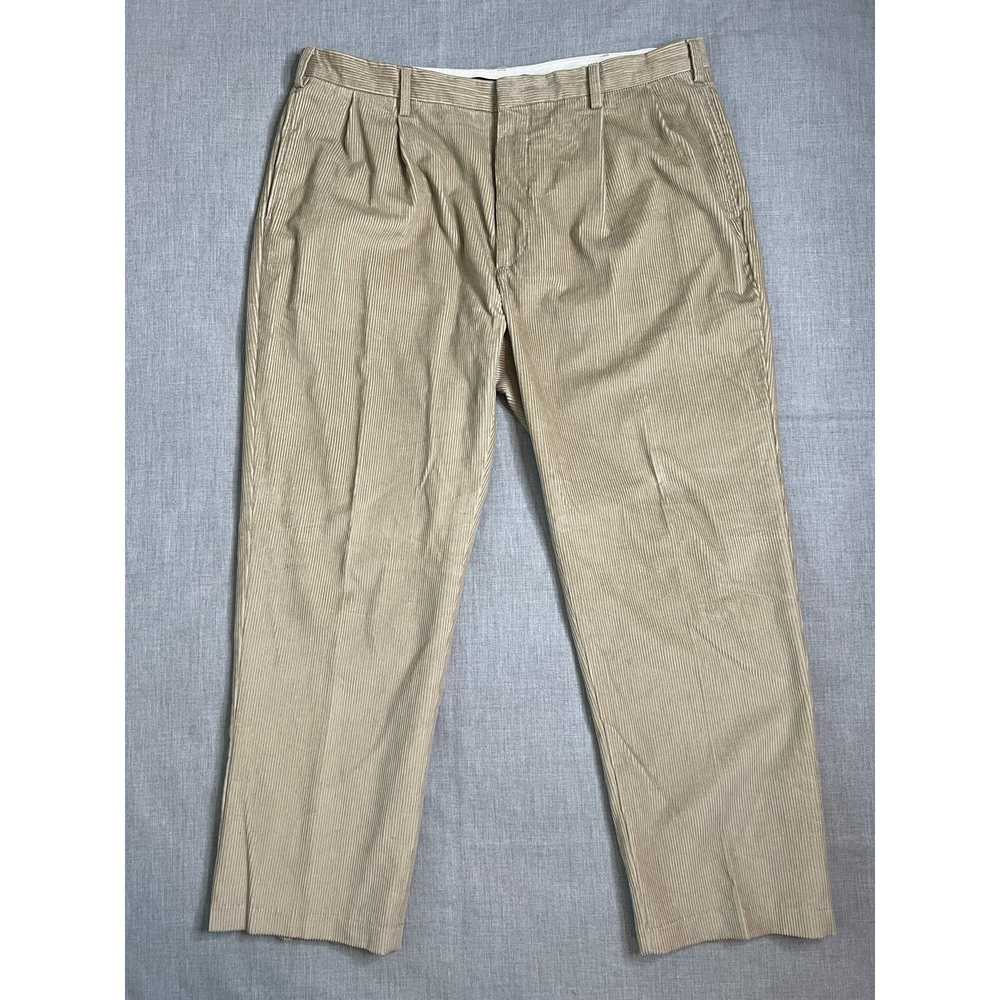 Nautica Nautica Wide Wale Tan Baggy Corduroy Pant… - image 1