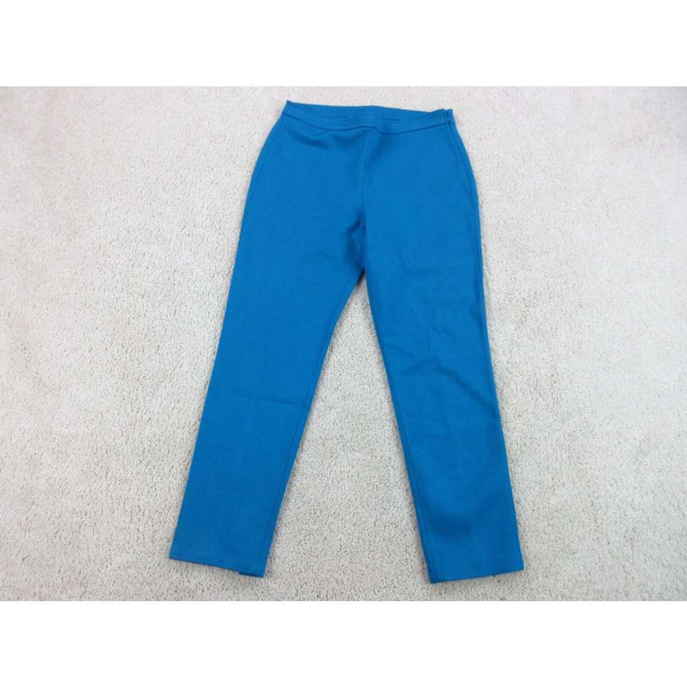 Vintage St. John Pants Women 6 Blue Chino Slacks … - image 1