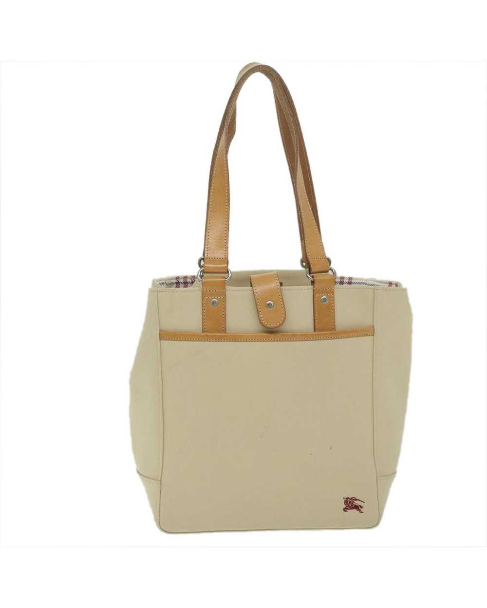 Burberry Classic Beige Canvas Tote Bag - image 2