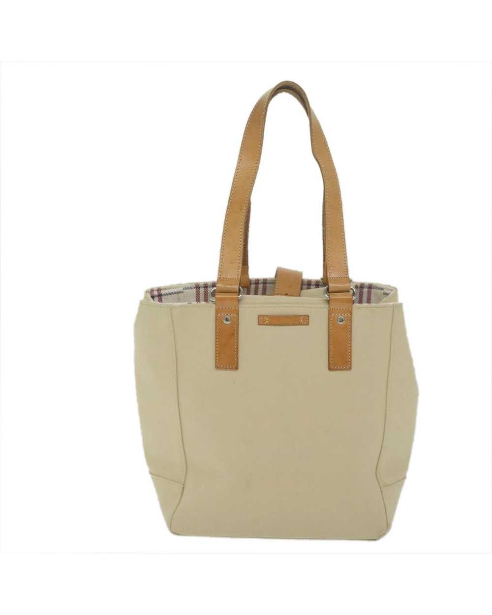 Burberry Classic Beige Canvas Tote Bag - image 3