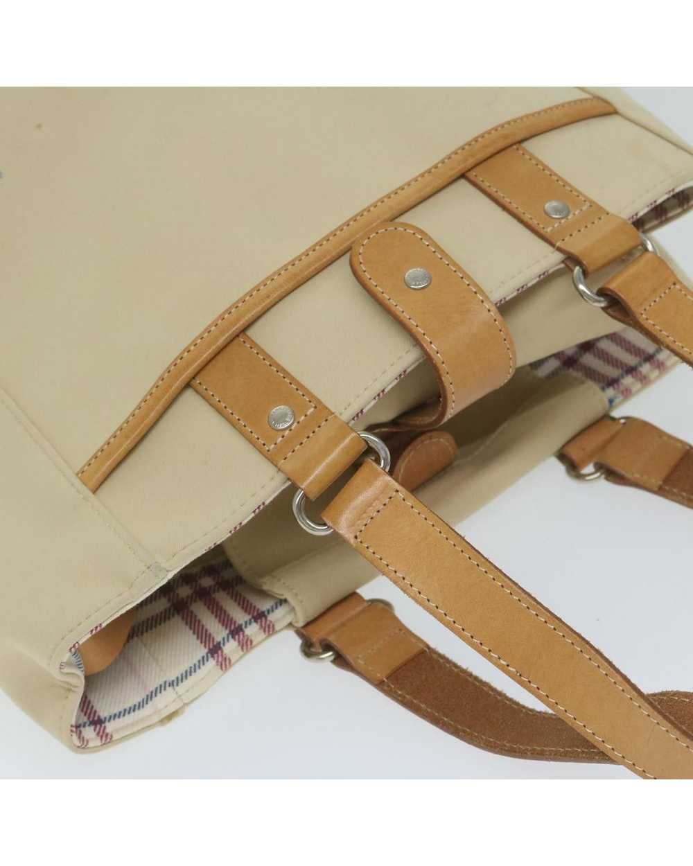 Burberry Classic Beige Canvas Tote Bag - image 6