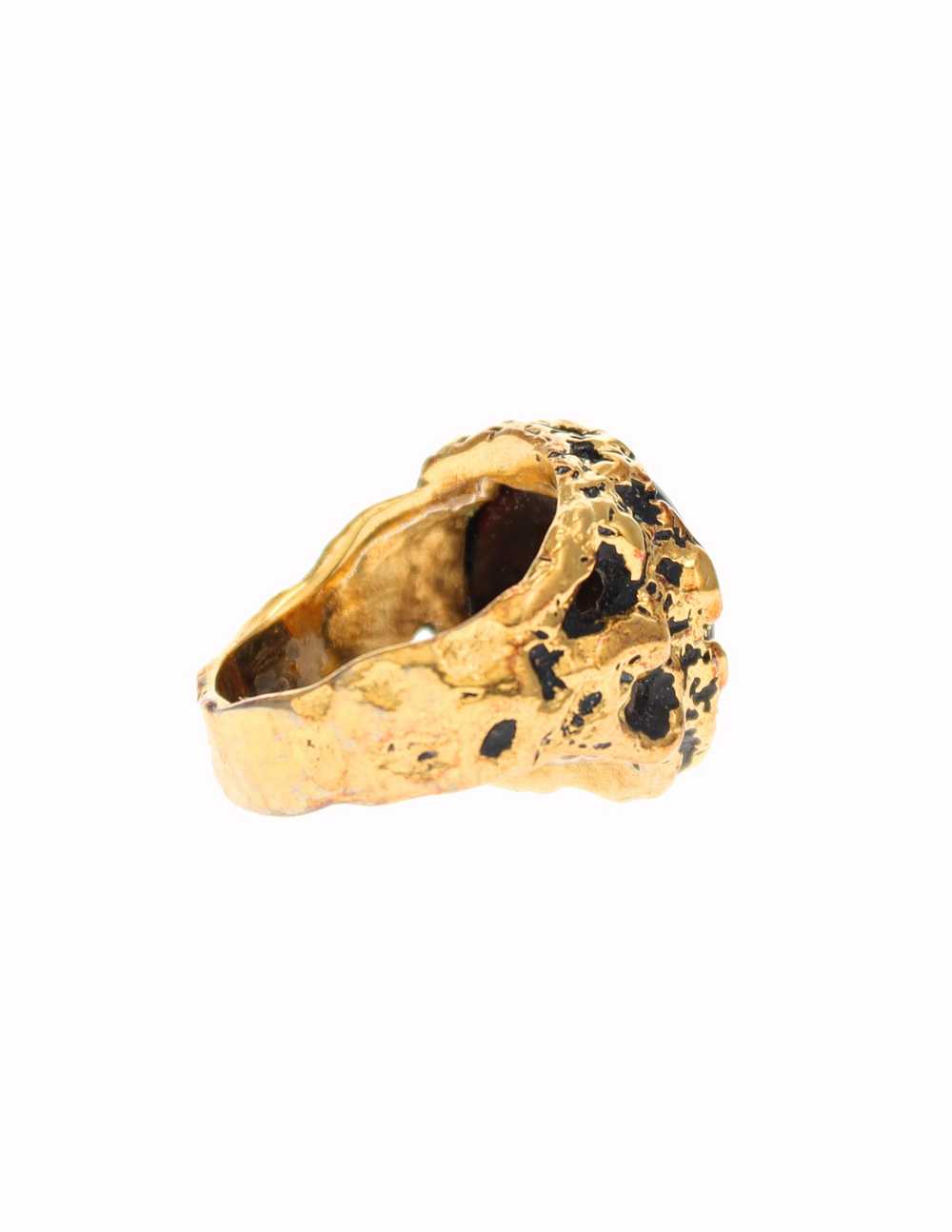 Han Cholo Han Cholo Vermeil Onyx Ring - image 5