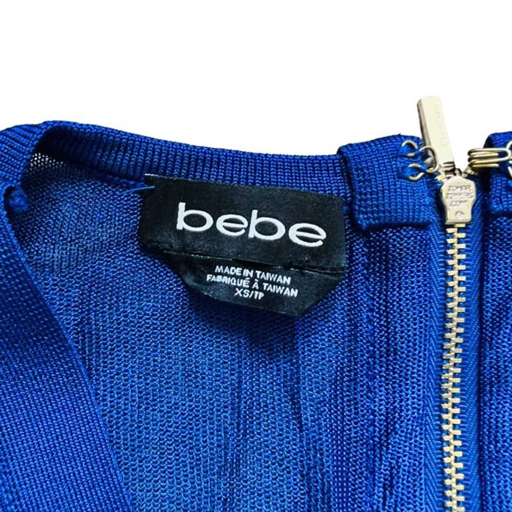 Other Bebe Royal Blue Bandage Two-Piece Set Crop … - image 12