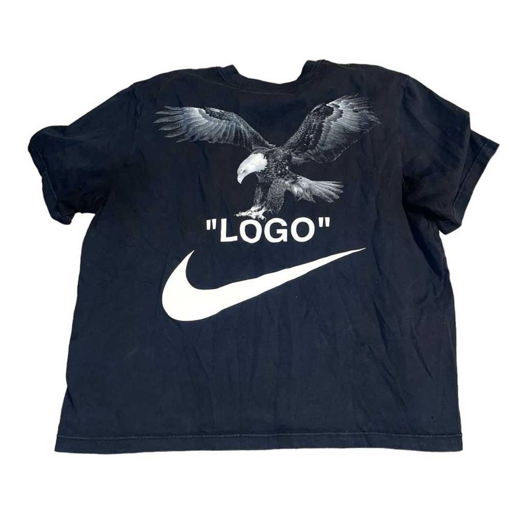 Off white Nike Mens L black shirt - image 1
