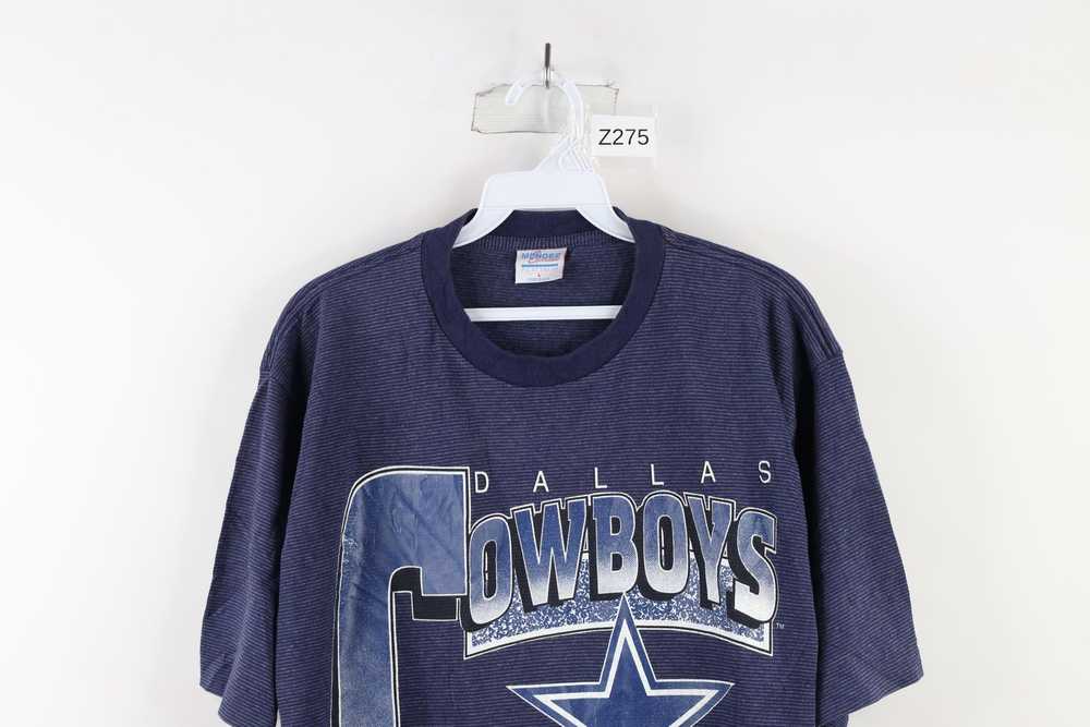 Vintage Vintage 90s Out Striped Dallas Cowboys Fo… - image 2