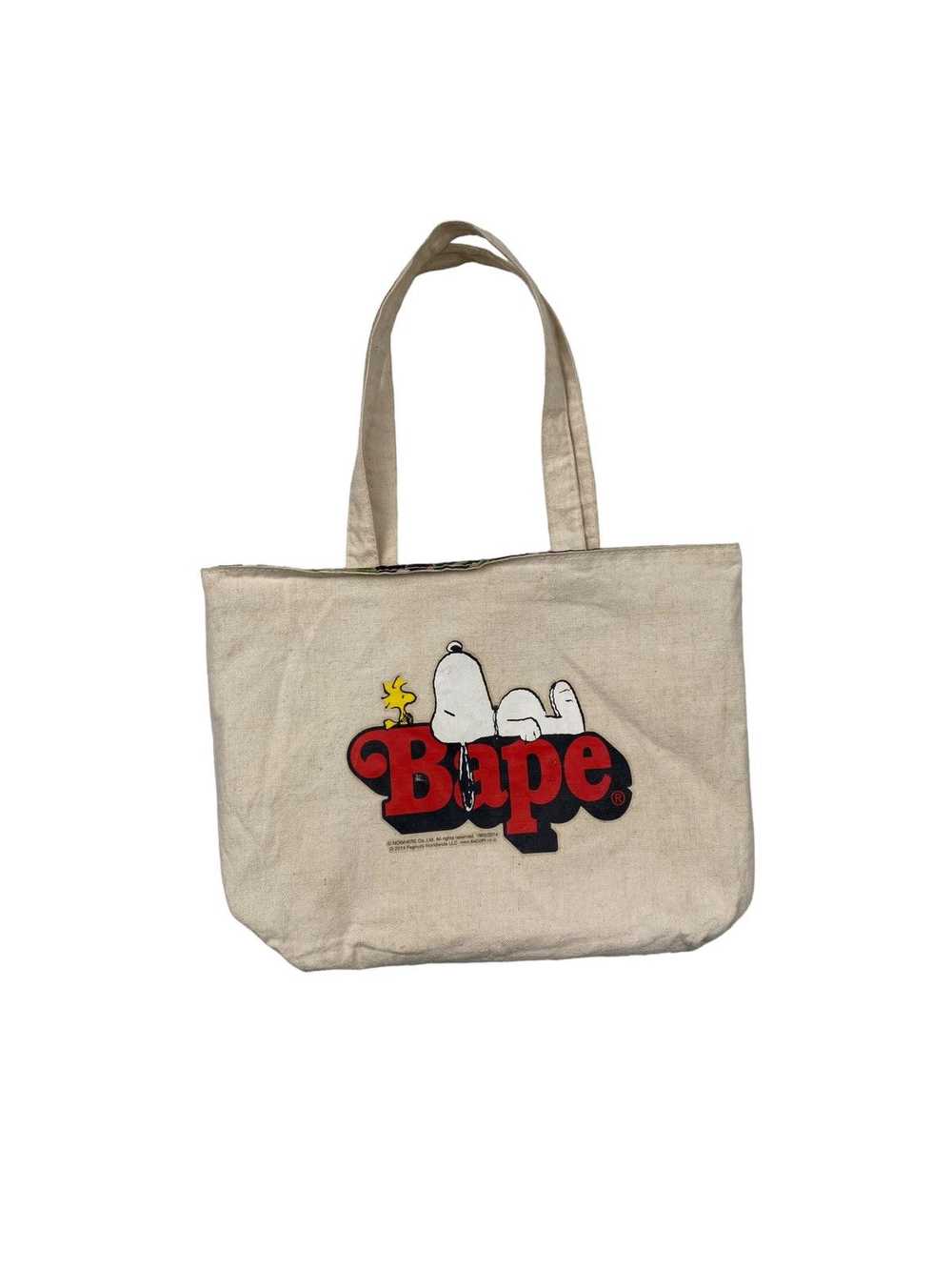 Bape A bathing ape x peanuts Reversible tote bag - image 2