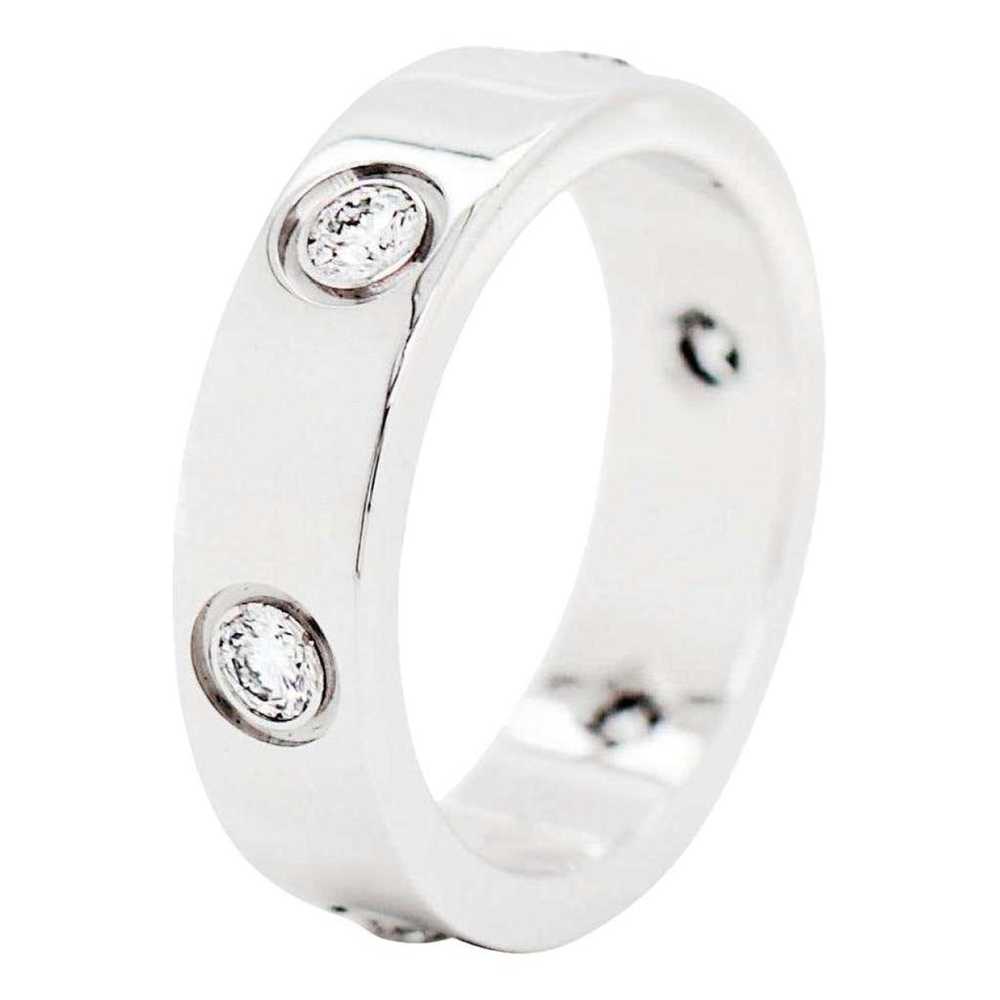 Cartier Love white gold ring - image 1