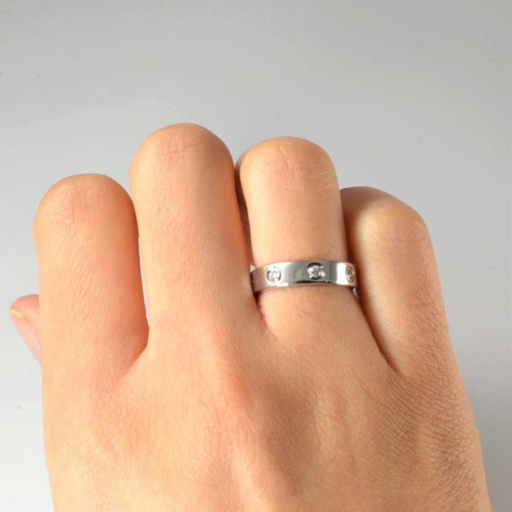 Cartier Love white gold ring - image 4