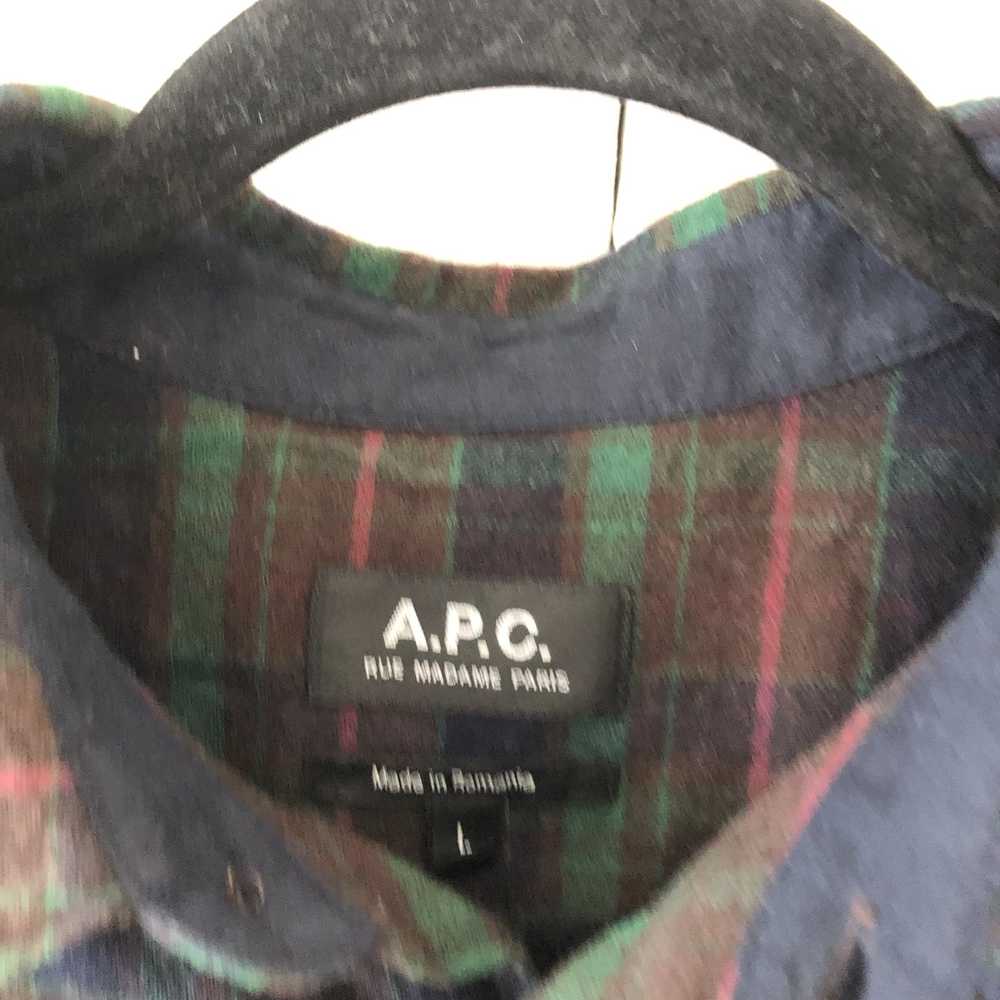 A.P.C. A.P.C Check Flannel Shirt - image 2