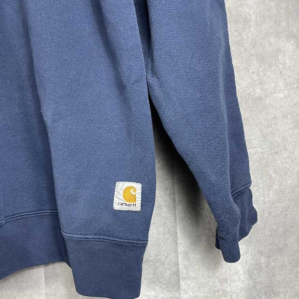 Carhartt Mens Carhartt Navy Blue Pullover Sweatsh… - image 2