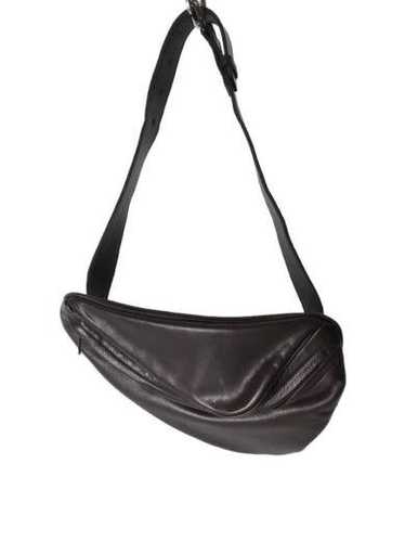 Issey Miyake Triangle Leather Shoulder Bag - image 1