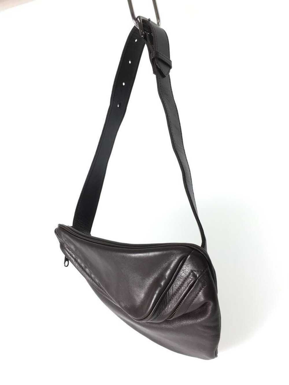 Issey Miyake Triangle Leather Shoulder Bag - image 2